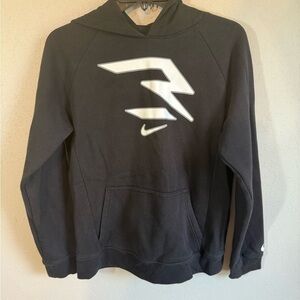 Kids XL Black Nike Russel Wilson 3 Brand Long Sleeve Athletic Hoodie